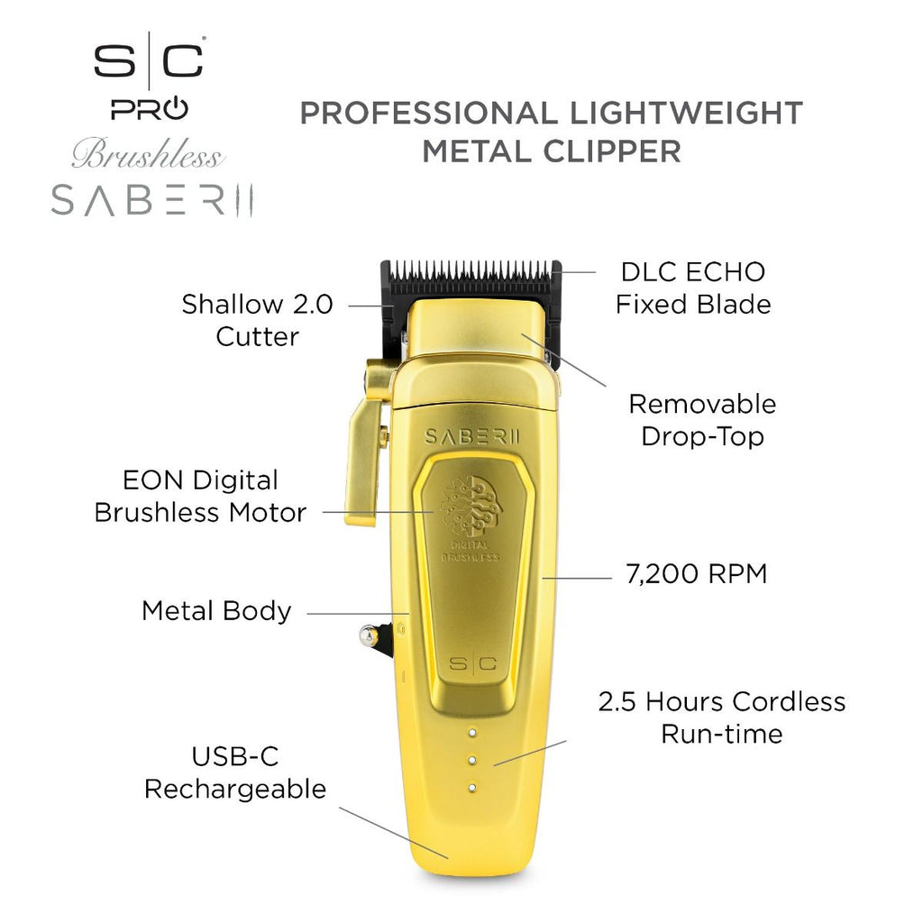 StyleCraft Saber II Professional Metal Clipper