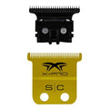 Stylecraft Csere Fixed X-Pro Precision Gold Titanium Trimmer Blade with Black Diamond Carbon DLC THE ONE Precision Deep Tooth Vágó Szett